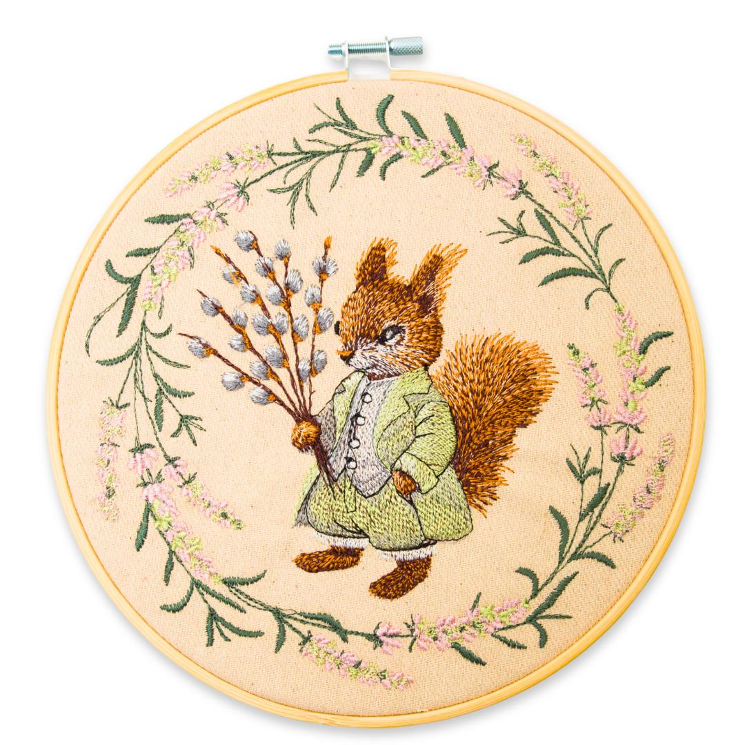 Wiewiórka (boy), haft w tamborku 20 cm