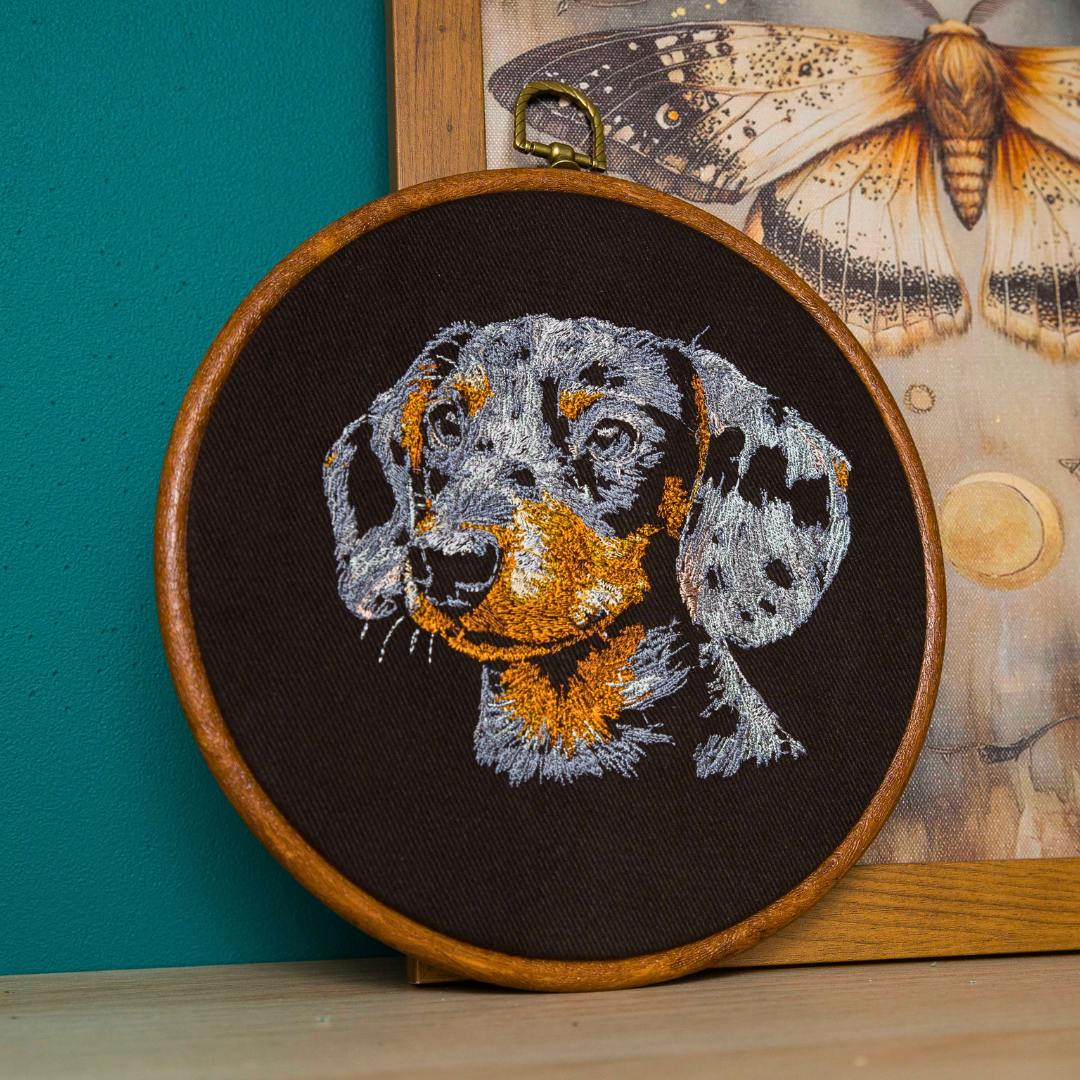 Jamnik – haft w tamborku 20 cm